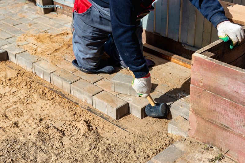 Patio Brick Installation in Fairfield County, CT